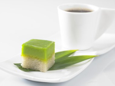 Malay pandan kremalı pasta