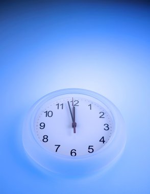 Bir analog saat yakın çekim