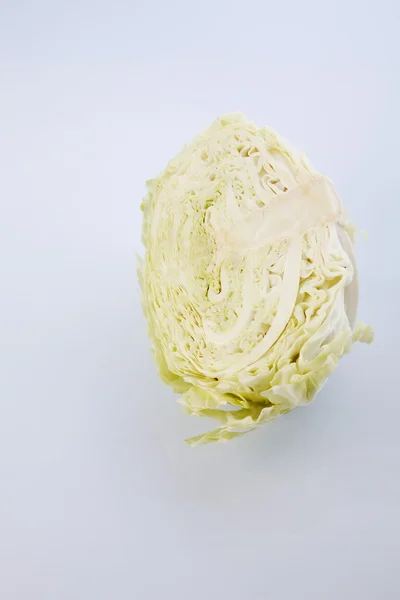 Cabbage sliced in half — Stock Photo, Image