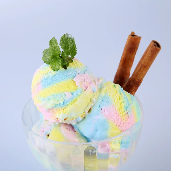 Raibow ice cream — Stock Photo, Image