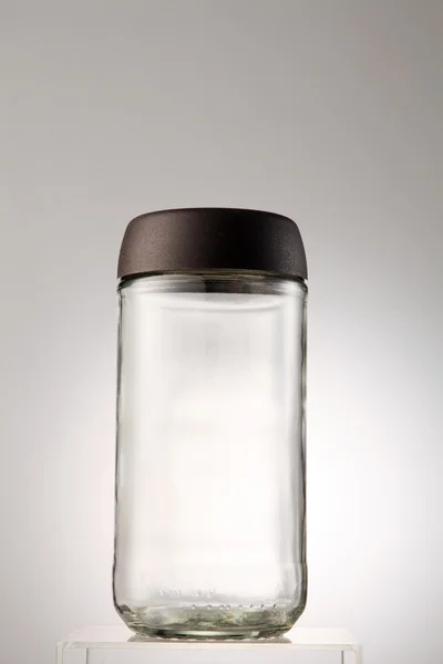 Empty glass container — Stock Photo, Image