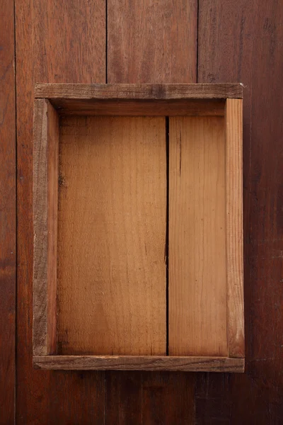 Vecchia cassa di legno — Foto Stock