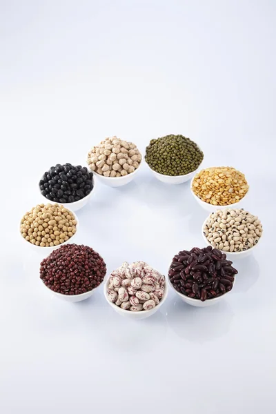assortment of different beans