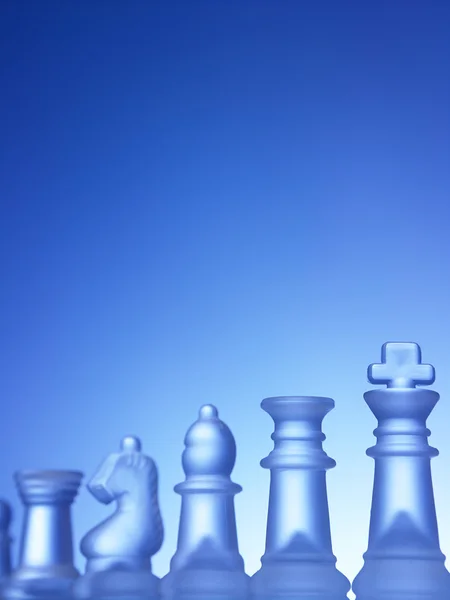 Chess figures view — Stock Photo, Image