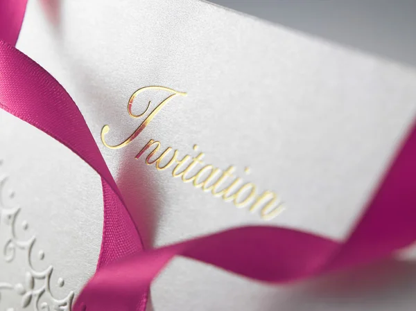 One invitation card — Stock Photo, Image