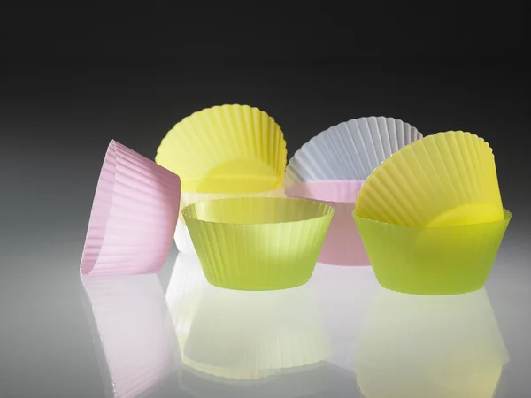 Cup cake wrappers — Stock Photo, Image