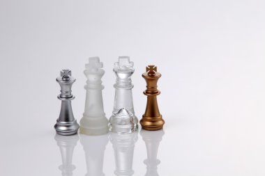 Satranç figürleri görünümü