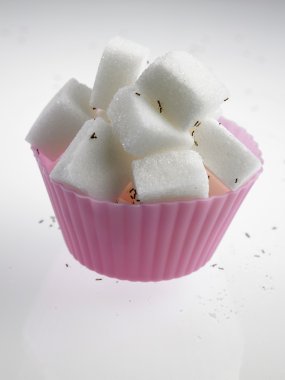 beyaz şeker cubes