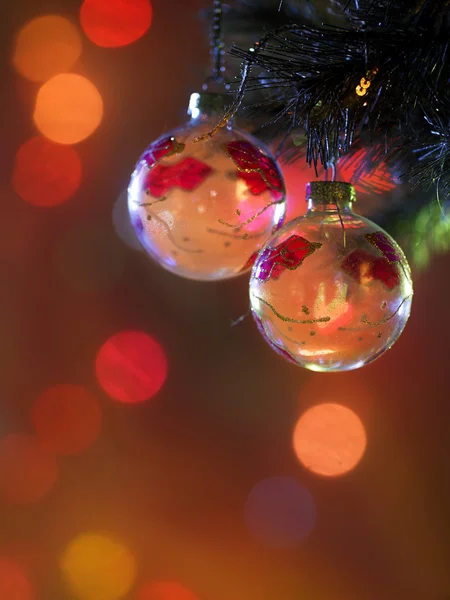 Bolas de Natal agradáveis — Fotografia de Stock