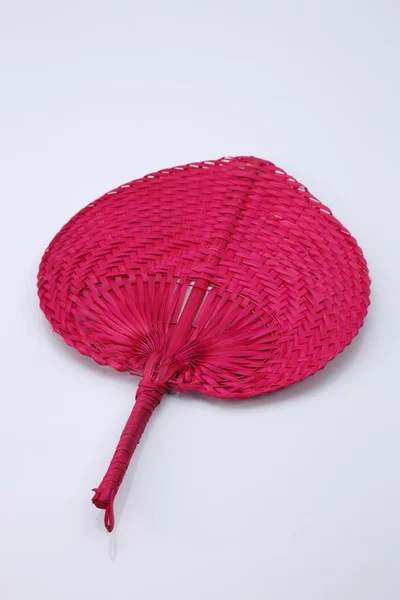 Fan from palm leaves — Stock Photo, Image