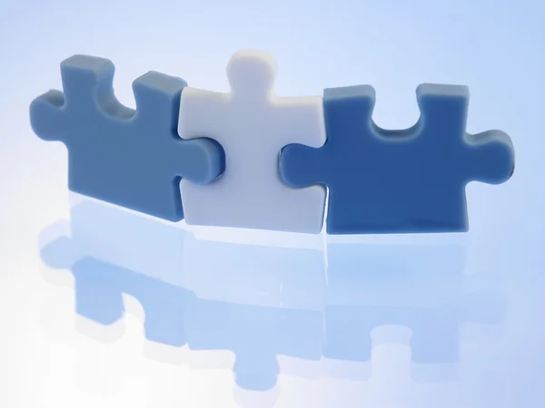 Jigsaw Puzzle Pieces — Stock Photo, Image