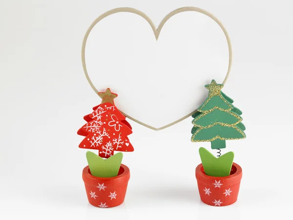 Hermosos árboles de Navidad — Foto de Stock