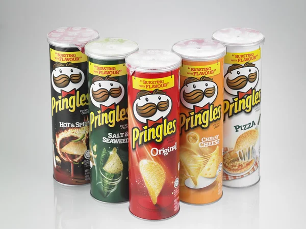 Set of Pringles chips — Stock Photo, Image