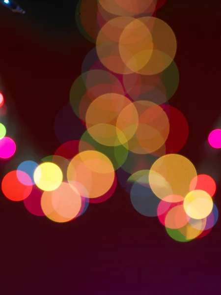 Cerchi colorati di luce — Foto Stock