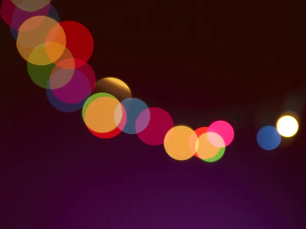 Kleurrijke lichtkringen — Stockfoto