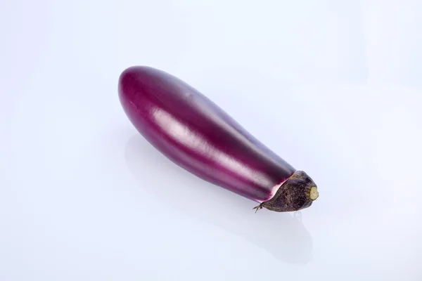 Egg plant on the white — Stock Photo, Image