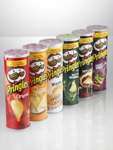 Conjunto de chips Pringles — Fotografia de Stock