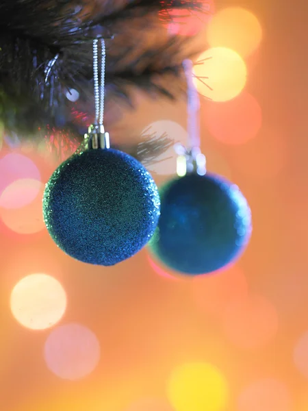 Close-up view of beautiful christmas decorations — Stock Photo, Image