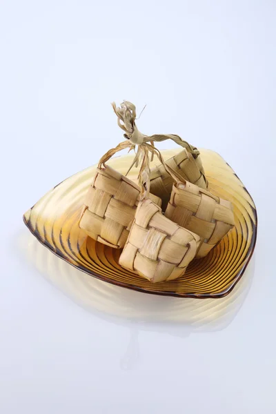 Ketupat - tripa de arroz natural — Foto de Stock