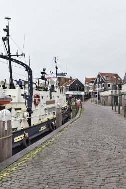 Holland, Volendam (Amsterdam); 9 Ekim 2011, bağlantı noktası ve köyleri - içerik görünümü