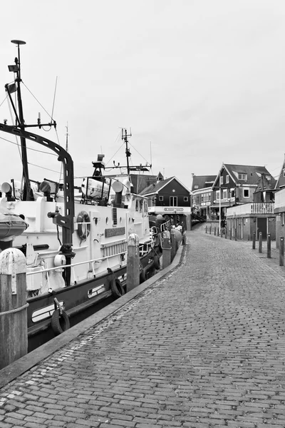 Holland, Volendam (Amsterdam); 9 October 2011, view of the port and the village - EDITORIAL — Stock Photo, Image