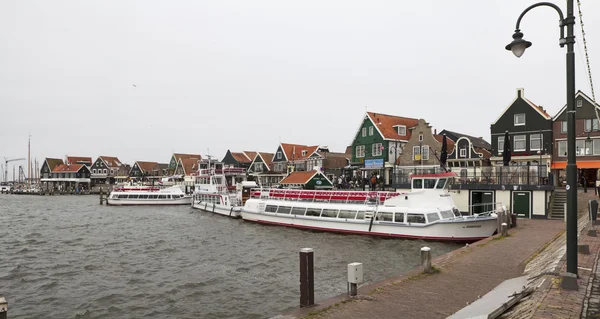 Holland, Volendam (Amsterdam); 9 October 2011, ferryboats in the port - EDITORIAL — Stock Photo, Image