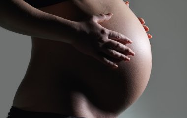 hamile bir kadın portresi Studio