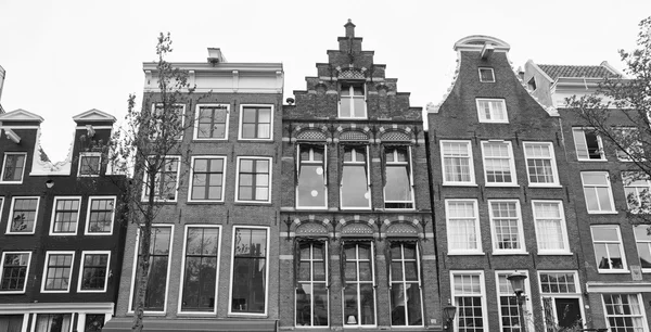 Holland, Amsterdam, gamla sten hus — Stockfoto