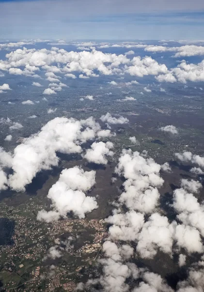 Italia, Lazio, veduta aerea della campagna a sud di Roma . — Foto Stock