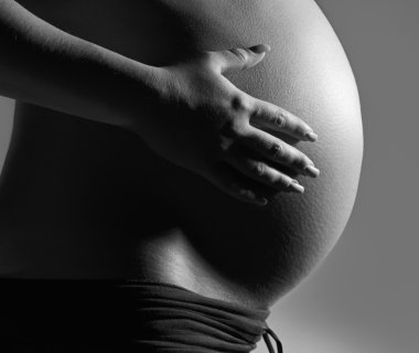 hamile bir kadın portresi Studio