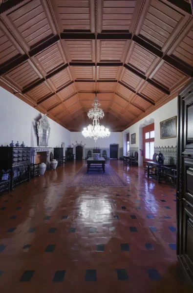 Portogallo, Sintra, Palazzo Nazionale di Pena, XVIII secolo a. C.; 18 gennaio 2013, mobili originali - EDITORIALE — Foto Stock