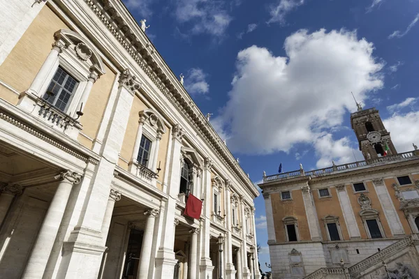 イタリア、ローマ、カンピドリオ広場の建物 — ストック写真