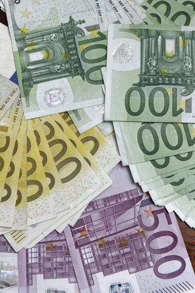 Euro-Scheine, Geld — Stockfoto