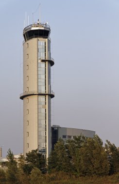 İtalya, Venedik; 14 Eylül 2011, Havaalanı uçuş kontrol kulesi - editoryal görünümünü