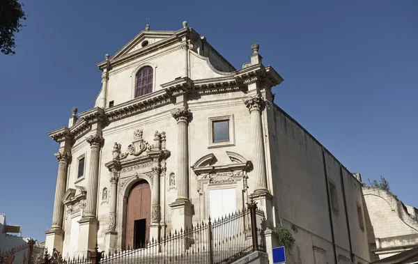 Italy, Sicily, Ragusa Ibla, Purgatory Saint Souls Baroque Church facade (Chiesa delle Anime Sante Del Purgatorio), 1757 a.C., — Stock Photo, Image