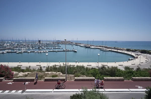 Italië, Sicilië, Middellandse Zee, Marina di Ragusa; 31 juli 2016, jachten boten en luxe in de haven - redactie — Stockfoto