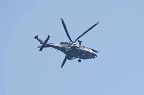 Italy; 24 September 2016, flying military helicopter - EDITORIAL — Stock Photo, Image