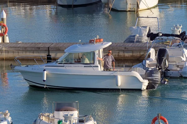 Italien Sizilien Mittelmeer Marina Ragusa Provinz Ragusa Oktober 2020 Menschen — Stockfoto