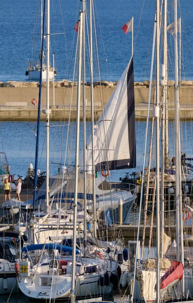 Włochy Sycylia Morze Śródziemne Marina Ragusa Prowincja Ragusa Października 2020 — Zdjęcie stockowe