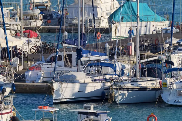 Itália Sicília Mar Mediterrâneo Marina Ragusa Província Ragusa Outubro 2020 — Fotografia de Stock