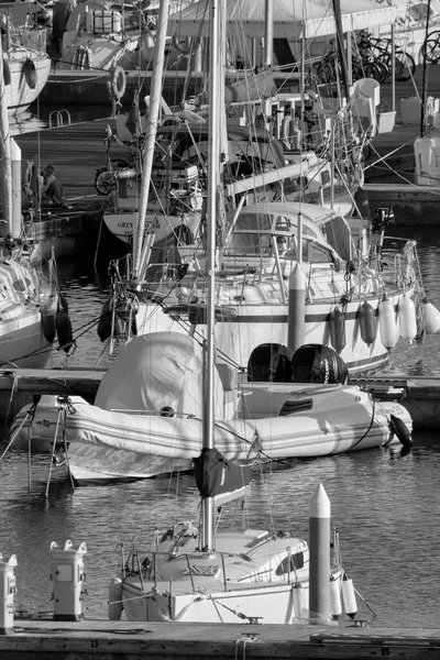 Taly Sicile Méditerranée Marina Ragusa Province Raguse Novembre 2020 Bateaux — Photo