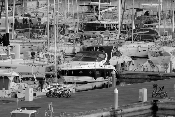 Italie Sicile Méditerranée Marina Ragusa Province Raguse Novembre 2020 Yachts — Photo