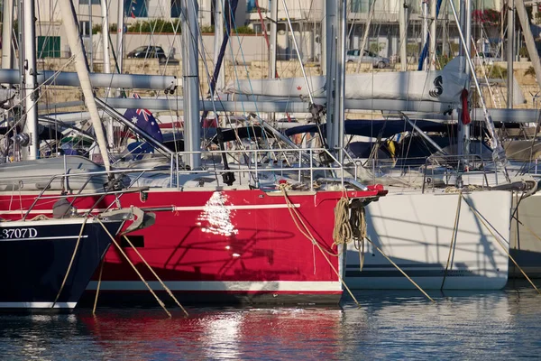 Italie Sicile Méditerranée Marina Ragusa Province Raguse Novembre 2020 Yachts — Photo