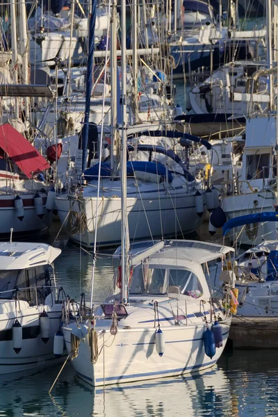 Talya Sicilya Akdeniz Marina Ragusa Ragusa Ili Kasım 2020 Limanda — Stok fotoğraf