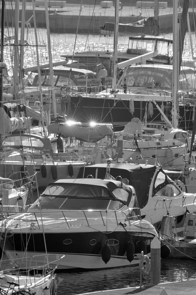 Italie Sicile Méditerranée Marina Ragusa Province Raguse Novembre 2020 Yachts — Photo