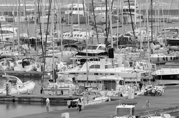 Italien Sizilien Mittelmeer Marina Ragusa Provinz Ragusa November 2020 Menschen — Stockfoto