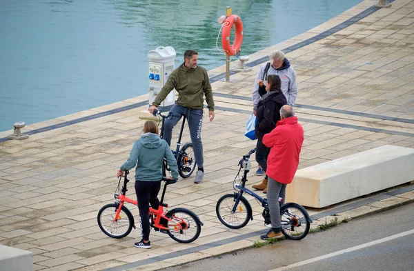 Italien Sizilien Mittelmeer Marina Ragusa Provinz Ragusa Dezember 2020 Menschen — Stockfoto