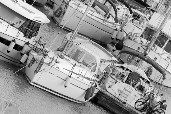 Italie Sicile Méditerranée Marina Ragusa Province Raguse Décembre 2020 Yachts — Photo