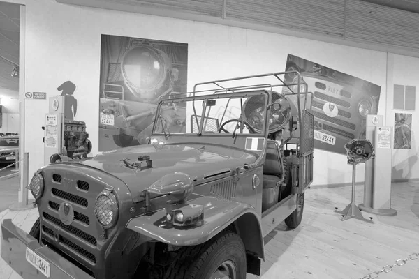 イタリア ローマ 警察車両エキスポ博物館 2004年5月26日 フィアットジープ カンパニョーラ 1969 Editorial — ストック写真