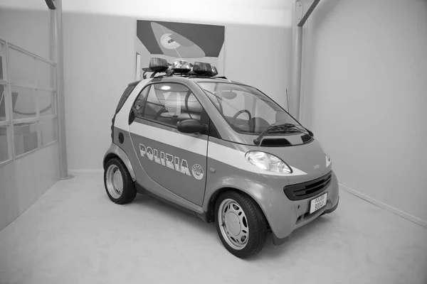 Ιταλία Ρώμη Police Cars Expo Museum Μαΐου 2004 Smart Editorial — Φωτογραφία Αρχείου